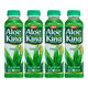 OKF Imported from South Korea Curacao Aloe Vera Beverage 500ml*4 Bottles 8% Aloe Vera Gel Grains Crispy