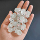 Dalinger leuchtende Ornamente Mini Kristallweiß weiße Kaninchen Kinder leuchtend niedliche Tierspielzeug fluoreszierende Puppe kleine Objekte leuchtend [Kohlekugel Kaninchen] große Größe 10 (gemischte Farbe)