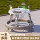 淘气队长怡童学步车防o型腿婴儿2025新款宝宝学走路车防侧翻多功能手推 摩登咖升级轮+脚垫 旋转坐垫+玩具+音乐盘+可折叠