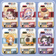 Jiayile's fifth identity twenty-four solar terms surrounding card sets little girl's prophet's heart is suffering from school card meal card bus card key s13586 embalmer card set + white leather rope