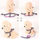 OIMG dog leash large medium-sized small dog chain dog collar Teddy golden retriever dog walking leash pet supplies Chest and back + leash (red two-piece set) [M] Recommended 8-20 Jin [Jin equals 0.5 kg]