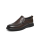 Red Dragonfly Casual Leather Shoes 2025 Spring New Men's Onuine Leather Shoes Business Middle-Aged и пожилые туфли Daddy WTA15051 Brown 42