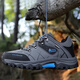 
Changxiang Huili men's shoes for spring outdoor travel sports leisure waterproof and anti-slip construction site work wear-resistant labor protection work shoes for men gray 40