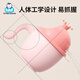 Hihidefriends Baby bath water scoop bath water scoop water scoop children's hair wash cup newborn baby cute household hair shampoo lemon yellow *1
