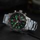 Citizen (CITIZEN) Eco-Drive Green Disk Multifunctional Sports Leisure Fashion Luminous Calendar Display Chronograph Watch CA0791-81X