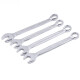 
He Jiangong Weida Chrome-plated dual-purpose wrench open-end plum blossom wrench set auto repair machine repair dull head wrench hardware tool set chrome-plated dual-purpose wrench 6mm (W14106)