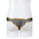 
Kangmengdi sexy underwear men's bed temptation large size gay special thong hot open crotch sexy MP257 yellow 2XL (recommended 161-180Jin [Jin equals 0.5 kg])