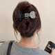 Two Worlds of Love, Adorable and Cute Cat Twist Clip 2025 New High-Quality One-word Grip on the Back of the Head, Women's Hairpin Headwear, Recommended by the Store Manager, Two-piece Set