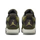 耐克（NIKE）男鞋 Air Jordan 4 AJ4 乔4 中帮 大学蓝 运动鞋休闲复古篮球鞋 FB9928-200/FB9927-200 军绿色 36.5 GS