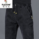 Holzspecker Elastizier Taille Jeans Männer losen Stretch Harem Hosen Frühling und Herbst Sommer Neues dünner Schnüre-up-Freizeithosen 2025 K433 Grau [High Elastic] 2xL 135-150Jin [Jin gleich 0,5 kg]