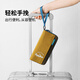 UZSQUAREm square passport bag air ticket passport clip certificate bag travel storage bag portable multi-function certificate bag sand dune yellow
