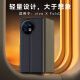 至朗尼 适用vivo Xfold2手机壳折叠屏素皮翻盖保护套全包超薄防摔防震高档商务时尚皮套男女款 玄黑色