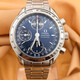 [Second-main 99 Nouveau] Omega Men's Watch Omega Omega Speedmaster Series Automatic Machinery Chronograph Luminous Steel Swiss Watch Luxury Watch Second-main Luxury [39 mm Bleu Dark Steel avec huit broches] 3523.80.00 Assistance de montre unique Identification une fausse et trois compensations