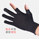 Sweater Brother Fishing Gloves Summer Thin Lure Gloves Sun Protection Men and Women Short Cycling Non-Slip Outdoor Climbing Two Finger Exposed Gray One Size