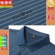 Hengyuanxiang dad summer suit summer ice silk middle-aged man 40 years old 50 striped short-sleeved T-shirt 60 middle-aged and elderly people top T blue + pants M 17080-110Jin [Jin equals 0.5 kg]