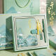 El mundo de la izquierda comienza la caja de regalos de la temporada de graduación El conjunto de regalos se puede personalizar el libro de la oficina de negocios de estilo chino Notepad Qianlijiangshan Souvenir Gift Stationery Tendencia nacional y creativa Impresión Caja de regalo Qianlijiangshan Red