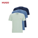 Hugo [T-shirt au sous-sol Ensemble trois pièces] T-shirt à manches courtes du printemps et du coton d'été pour hommes 983 m