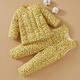 Mianguduo baby pure cotton handmade cotton jacket and cotton pants baby winter thickened cotton coat children's overalls suit winter liner Impression Bunny 80 yards (suitable for 6-12 months)
