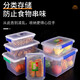 Новая пластика Rosfer Plastic Fresh Box Прямоугольная прозрачная крышка Edible Carder Carder Carder Light Commercial Box Kitchen Storage 9902 High Seal 15L 45,5*31,5*