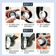 Miroir de recul de base de la voiture Baseus Petit miroir rond Inversion du miroir auxiliaire grand angle Regardable ARTEFACT REVERSION ADAPTÉ ADAPTÉ ADAPTÉ À TIAMI SU7 COURVATURE Deux pièces 150 Champ de vue plus large