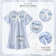 CLCEY small and medium-sized children's bathrobe children's nightgown girls nightgown little girl baby cute cartoon princess style dress summer 679# style with one set 8 sizes height 90-107 cm 32 Jin [Jin equals 0.5 kg]