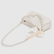 
Feng Shang Yun Duo Wrinkled Bag Women's Shoulder Crossbody Bag Pearl Chain Bag Fashionable Underarm Bag Valentine's Day Gift Cloud Duo Wrinkled Bag [Beige]