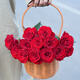 Jingdong Flowers Roses Red Roses 10 Ruyi Base Fresh-cut Flowers Water-raised Flower Arrangements Life Bouquets Gifts Straight from the Source