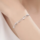 Fat Donglai's same style PT950 platinum bracelet PT950 women's platinum star star Valentine's Day star platinum bracelet (engraved)