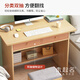 60/70/80 Weiter Computer Desktop Desk Schlafzimmer Schreibtisch Schreibtisch schmal 1592A Modell mit Schubladen warmes weißes 60 -B -Modell mit Schubladen warmem Weiß 70 Tisch
