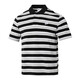 Nike kurzärmelige Herrenkleidung 2024 Sommer Neue Outdoor-Fitness Sportbekleidung Polo-Hemd Streifen vielseitige Lappel-Freizeit-T-Shirt FN3897-010/Baumwoll/Stickloggo L.