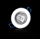 LED small spotlight 3W color spotlight opening 5cm 6cm bar wine cabinet bull's eye downlight ceiling 5.5 hole light small 3W upgraded white light (opening 5-5.8CM)