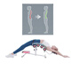 He Yangyu's home lumbar soothing device waist traction relaxation stretcher yoga open back lumbar disc spinal equipment steel
