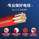 Chint (CHNT) wire and cable power cord copper core household wire flame retardant single-strand copper wire 1.5 square meters 100 meters red