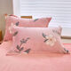 Flangemo winter velvet pillowcase single 48cmx74cm coral milk crystal flannel plush pillowcase pair Rainbow Dreamland one pack snowflake velvet pillowcase / 48cmX74cm