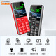 Gionee V25 4G full network mobile phone for the elderly, super long standby elderly phone, big characters, loud buttons, straight student backup function phone, dual card dual standby, red