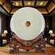 Jade jade natural jade paisible boucle jade ornements créatifs salon armoire de télévision à la maison décorations d'entrée pour les clients commercial entreprise personnalisée crés de cotisation décoration de cadeau fugui jixiang natural diamètre 20cm 21 * 7,5 * 26cm