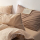Jingsheng Nordic four-piece set simple, lazy-style bed cover style