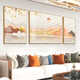 Shunjixiangli Light Luxury Living Room украшения живопись современной простые фоновые диваны на стене висят живопись хрустальная фарфоровая алмазная инкрустация