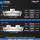 德柏麦【支持上门安装】商用油烟机抽油烟净化器一体机不锈钢油烟罩农村柴火灶土灶饭店厨房食堂炸鸡环保 80*60*47cm（680瓦单风机） 自行安装【旗舰款式】