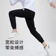 Langsha sweatpants men's autumn and winter trendy comfortable versatile casual pants men's drawstring sports leggings men's pants black XXL recommended 130-150Jin Jin equals 0.5 kg