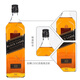 尊尼获加（JOHNNIE WALKER）黑方黑牌 12年 苏格兰 调和型威士忌 1000ml 进口洋酒