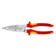 KNIPEX imported multifunctional 5-in-1 insulated wire stripper 1000v insulated electrician pliers wire cutter needle nose pliers K.13 76 200 ME