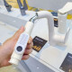 JOMOO's Bucal Lave Buting Tiring Lifting Basin Faucet 3294 Conveniente Lavado Cabello Doble agua Splash Faucet Faucet Cream White 32678-875/WB-Z+ Lanzamiento bucal+ Levantamiento