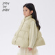 jnby by JNBY Jiangnan Buddies Children's Clothing Autumn and Winter Girls' Thin Down Vest A-shaped Hem Down Jacket Children 1N9C13601 123 Milk White 140 cm