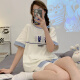 迪士尼（Disney）大童睡衣女孩12-13-15岁短袖短裤圆领薄款夏天初中生高中生家居服 YMM-6627#女 170 M