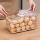 Home KATEI STORY Japanese egg box with lid refrigerator storage box fruit box sealed crisper food grade egg storage box large transparent 5L (one)