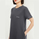 Giordano skirt women's pure cotton T-shirt skirt brand embroidered topstitch round neck short-sleeved dress 05464471