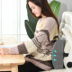 Jiuzhoulu Lumbar Backrest Office Seat Cushion Chair Back Lumbar Cushion Memory Foam Sofa Backrest Gray 31*31*10cm