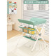 Honeyseed baby changing table care table portable multi-functional baby table massage and touch bath table pink plus mobile lift + storage rack + drying