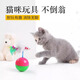 Cat toy set tumbler mouse self-pleasure cat stick cage mouse kitten supplies bell feather toys tumbler mouse 2 pcs
